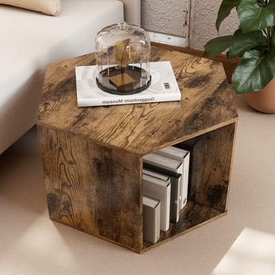 23.62" MDF Hexagonal Coffee Table