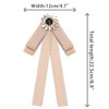 Elerevyo Women's Ribbon Brooches Elegant Bow Neck Tie 1 Pc - 2 of 4