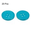 Unique Bargains Sewing Resin Round Flat 4-Hole Replacement Craft Buttons 20 Pcs - 3 of 4