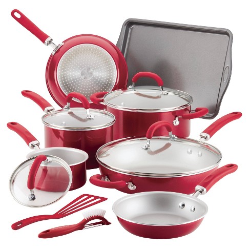 Rachael Ray 14-Piece Set Hard Anodized Cookware Set review - Reviewed