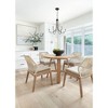 Crystorama Lighting Delilah 6 - Light Chandelier in  Matte Black - 3 of 4