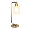 Modern Iron Desk Lamp with Glass Shade - Lalia Home - 2 of 4