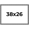PosterPalooza | Distressed Black Picture Frame - UV Acrylic, Backing Board, Hanging Hardware Included - 2 of 4