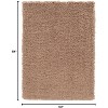 HomeStock Pastel Shaggy Sand 5x7, Shag, HandTufted - 3 of 4