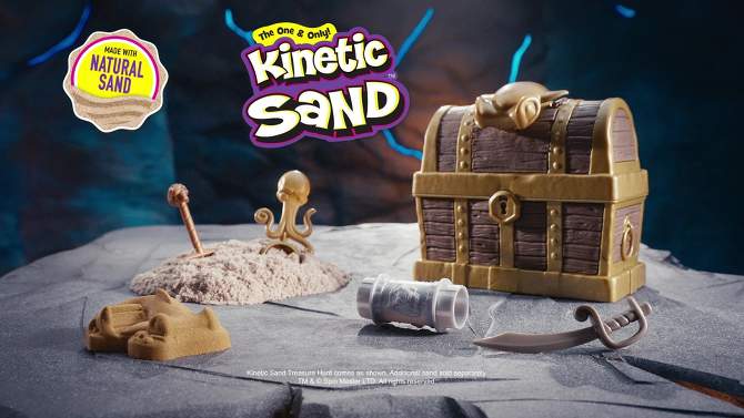 Kinetic Sand Treasure Hunt Playset, 2 of 15, play video