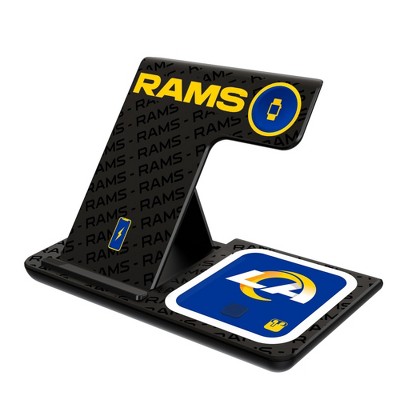 Keyscaper Los Angeles Rams Monocolor Tilt 15-watt 3 In 1 Charging ...