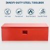 Industrial Steel Truck Tool Box w/Gas-Shock Lid,Pry-Resistant Security & Weatherproofing Toolbox Organizer - 3 of 4