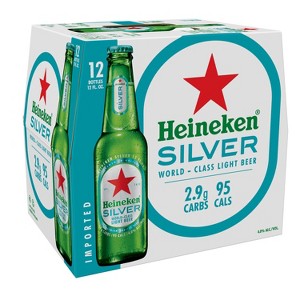 Heineken Silver - 12pk/12 fl oz Bottles - 1 of 4