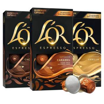 Coffee Pods, 30 Capsules Chateau Blend, Single Cup Aluminum Coffee Capsules Compatible with The Barista System
