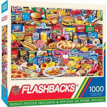 MasterPieces 1000 Piece Jigsaw Puzzle - Kids Favorite Foods - 19.25"x26.75"