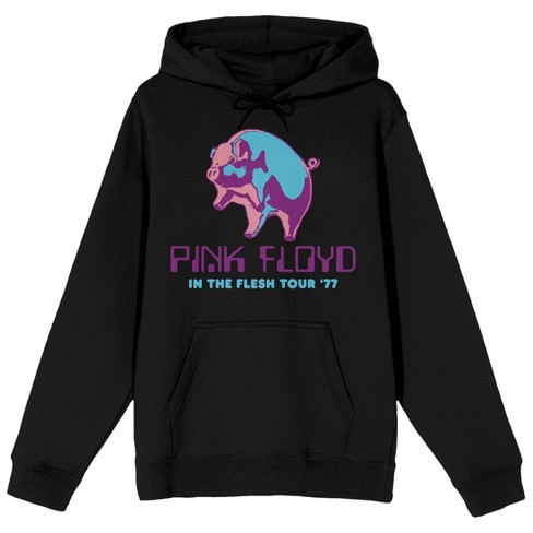 Pink Floyd In The Flesh Tour Long Sleeve Men s Black Hooded Sweatshirt large Target