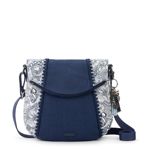 Sakroots Women s Foldover Crossbody Navy Spirit Desert Target