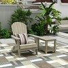WestinTrends Tuscany HIPS¬¨‚Ä†Outdoor¬¨‚Ä†Patio¬¨‚Ä†Folding¬¨‚Ä†Adirondack¬¨‚Ä†Chair with Side Table (2-Piece Set) - 2 of 4