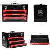 8-Drawer Tool Cart with Wheels & Brakes, Multifunctional Rolling Tool Cabinet, Heavy Duty Steel Garage Organizer, Ball-Bearing Drawers for Workshop - 4 of 4