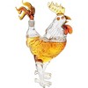 The Wine Savant Chicken Design Whiskey & Wine Decanter, Beautiful Home Decor, & a Stylish Home Bar Addition - 500 ml - 3 of 4