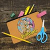 The Flintstones Group Makeup Cosmetic Bag Organizer Pouch - 2 of 4