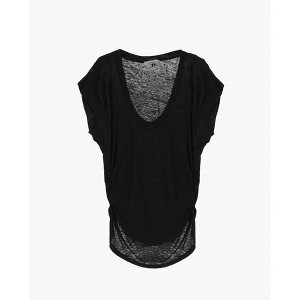Women's Wo's Ruched V Neck Tee - Dixie - 1 of 2