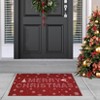 Christmas Door Mat - Welcome Mat for Front Door with Non-Slip Backing - Durable Doormat - Perfect for Outside Entrance Matt - 3 of 4