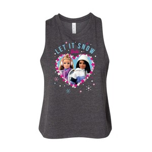 Women's - Barbie - Holidays & Christmas Graphic Racerback Tank - 1 of 3
