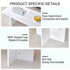 NicBex Natural Wood Grain Coffee Table with Triangular Support,Simple Tea Table,Center Table for Living Room - 4 of 4