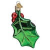 Old World Christmas 4.0 Inch Holly Ladybug Symbol Of Luck Berries Tree Ornaments - 2 of 3