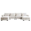 157.5" Corduroy Cloud U-Shaped Modular Sectional Sofa with Deep Seat & 2 Storage Ottomans - 4 of 4