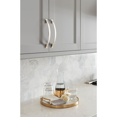 Polished Nickel 6-5/16 Inch Cabinet Drawer Pull