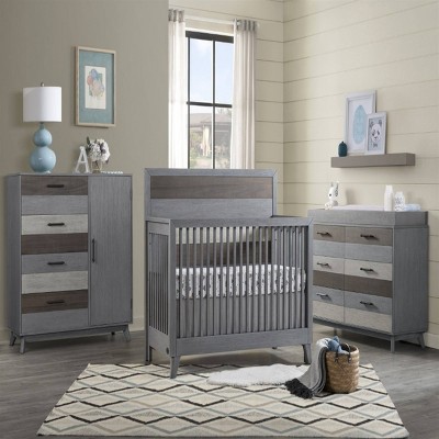 SOHO BABY Cascade 4in1 Convertible Crib - Neutral