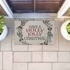 Stupell Industries Holly Jolly Christmas Sentiment Printed Outdoor Imitation Sisal Door Mat, design by Kim Allen - 4 of 4