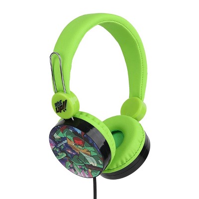 Rise of The Teenage Mutant Ninja Turtles High Quality Wired Headphones in Green