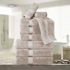 Luxury Cotton Heavyweight Ultra-Plush 9 Piece Towel Set by Blue Nile Mills - 2 of 4