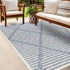 Hauteloom Anah Blue Outdoor Rug - 2 of 4