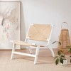Infurnic Accent Chairs, Modern Chairs Set with Sturdy Legs, for Kitchen and Dining Room, White, 29"*24.8"*28.3" - 4 of 4
