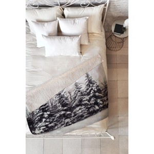 Chelsea Victoria Snow And Pines Sherpa Fleece Blanket - Deny Designs - 1 of 2