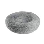 Canine Creations Donut Round Dog Bed - Charcoal