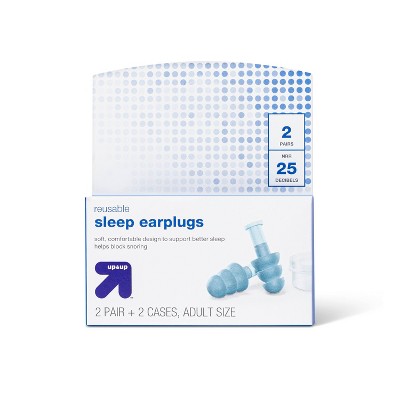 Hyper Tough Noise Canceling Reusable Ear Plugs, 3 Pairs 
