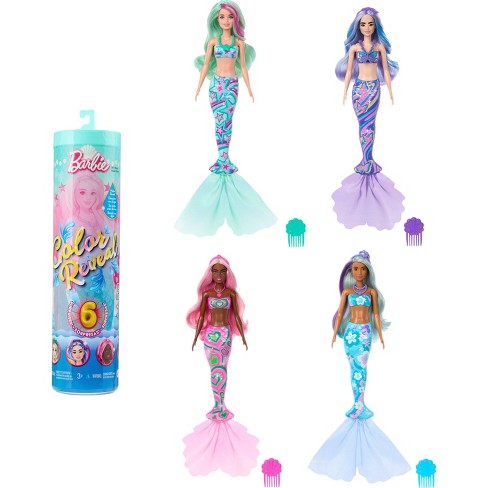 Barbie 12.7 Color Reveal Mermaid Series Doll Accessories With 6 Surprises Target