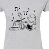 Women's - Peanuts - Snoopy Dancing Fitted Graphic T-Shirt - 2 of 4