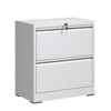 NicBex 2 Drawer File Cabinet with Lock,Office Cabinet with Handle Free Design,Modern Storage Cabinet,Filing Cabinet for Home Office - 2 of 4