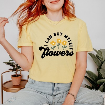 Simply Sage Market I Can Buy Myself Flowers Garment Dyed Tee