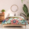Deny Designs 83 Oranges Leopards and Floral Jungle Queen/Full Comforter and Sham Set (2-3pc Set) - 3 of 4