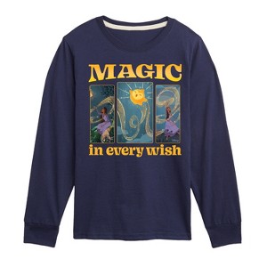 Boys' - Disney - Magic In Every Wish Long Sleeve Graphic T-Shirt - 1 of 4