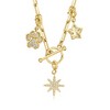 Ross-Simons 18kt Gold Over Sterling Charm-Compatible Paper Clip Link Toggle Necklace - 2 of 4