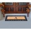 A1HC Rubber Coir Doormat For Outdoor Entrance, Anti-Shed Treated Front Door Mat 18x48, Monogrammed - 3 of 4