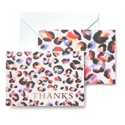 50ct Thank You Colorful Dots Blank Note Cards