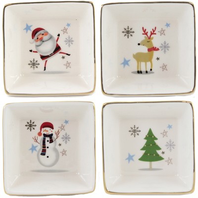 Tabletop 1.25" Square Dish Christmas Container One Hundred 80 Degree  -  Serving Bowls