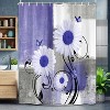 LunaLulinlk Purple Floral Shower Curtains for Bathroom - 4 of 4