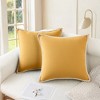 REGALWOVEN Fade-Resistant Modern Soft Solid Cushion Cases 2 Pcs - 2 of 4