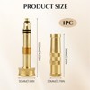 Infurnic Hose Valves and Connectors Water 4 inch Hose Sprayer Nozzle Adjustable Twist, Jet Sweeper Nozzle with Solid Brass, High Pressure for Garden - 2 of 4