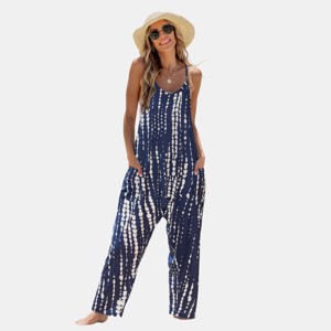 Women's Sleeveless Scoop Neck Loose Leg Jumpsuit - Cupshe - 1 of 4